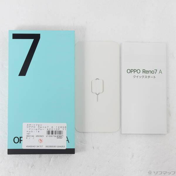 〔中古〕OPPO(オッポ) OPPO Reno7 A 128GB ドリームブルー A201OP Y!mobile SIMフリー〔276-ud〕 |  | 04