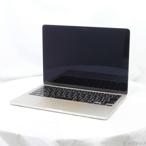 〔中古〕Apple(アップル) MacBook Air 13.6-inch Mid-2022 MLY13J／A Apple M2 8コアCPU_8コアGPU 16GB SSD256GB スターライト 〔15.7 Sequoia〕〔348-ud〕 | 