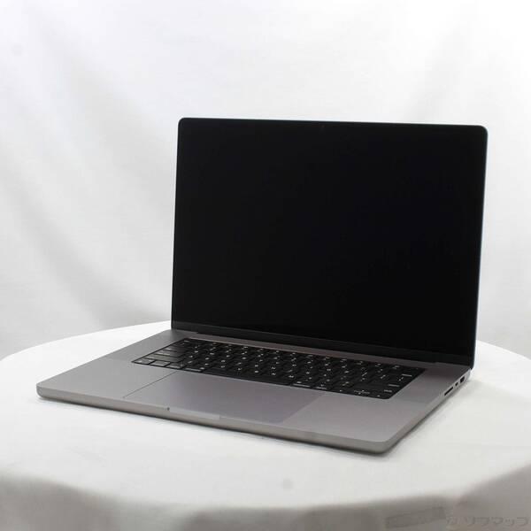 〔中古〕Apple(アップル) MacBook Pro 16.2-inch Late-2021 MK193J／A Apple M1 Pro 10コアCPU_16コアGPU 16GB SSD1TB スペースグレイ 〔26.3 Tahoe〕〔377-ud〕 | 