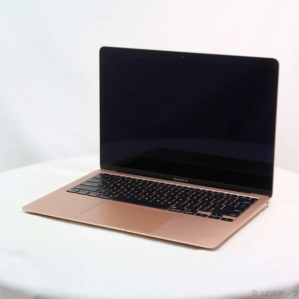 〔中古〕Apple(アップル) MacBook Air 13.3-inch Late-2020 MGND3J／A Apple M1 8コアCPU_7コアGPU 8GB SSD256GB ゴールド 〔26.3 Tahoe〕〔305-ud〕 | 