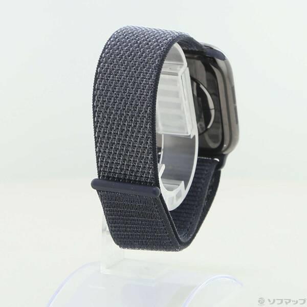 〔中古〕Apple(アップル) Apple Watch Series 11 GPS + Cellular 46mm スレートチタニウムケース ダークグレイスポーツループ〔348-ud〕の画像