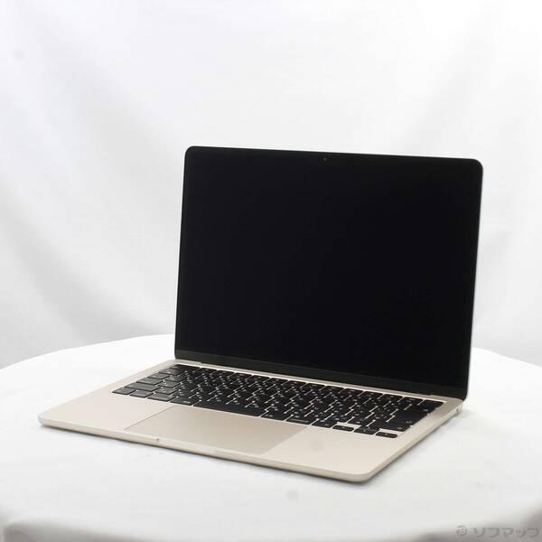 〔中古〕Apple(アップル) MacBook Air 13.6-inch Mid-2022 MLY13J／A Apple M2 8コアCPU_8コアGPU 8GB SSD256GB スターライト 〔26.3 Tahoe〕〔348-ud〕 | 