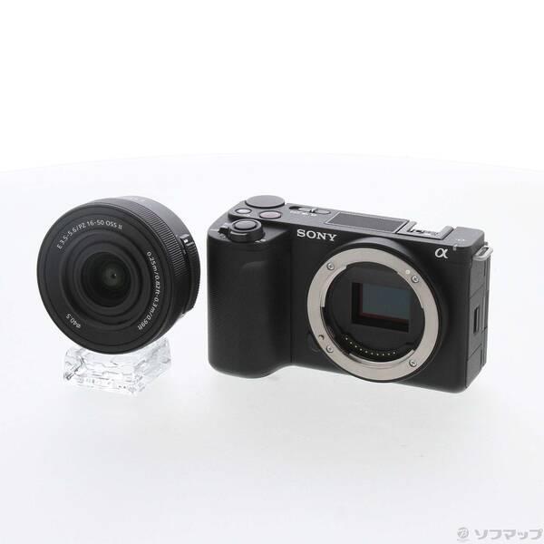 〔中古〕SONY(ソニー) VLOGCAM ZV-E10 II パワーズームレンズキット ブラック ZV-E10M2K B〔258-ud〕 | 