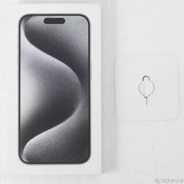 〔中古〕Apple(アップル) iPhone15 Pro 256GB ホワイトチタニウム MTUD3J／A SIMフリー〔262-ud〕 |  | 04