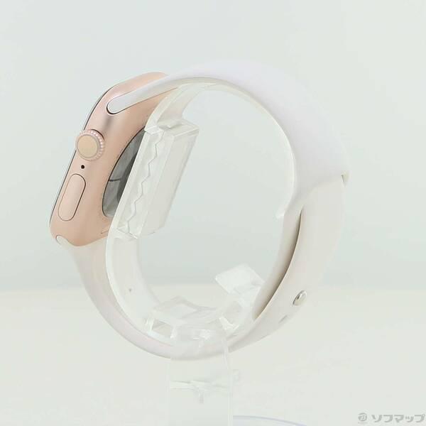 〔中古〕Apple(アップル) Apple Watch Series 11 GPS 42mm ローズゴールドアルミニウムケース ライトブラッシュスポーツバンド〔196-ud〕 |  | 01