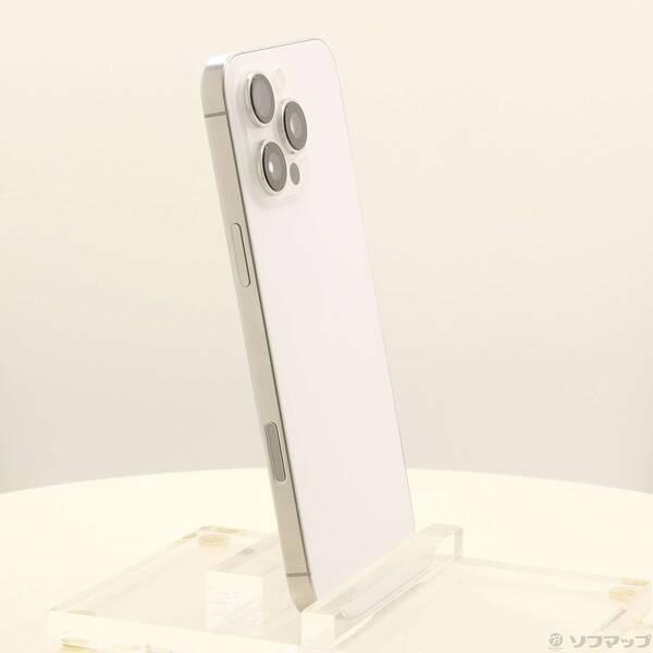 〔中古〕Apple(アップル) iPhone16 Pro Max 256GB ホワイトチタニウム MYWH3J／A SIMフリー〔305-ud〕 |  | 03