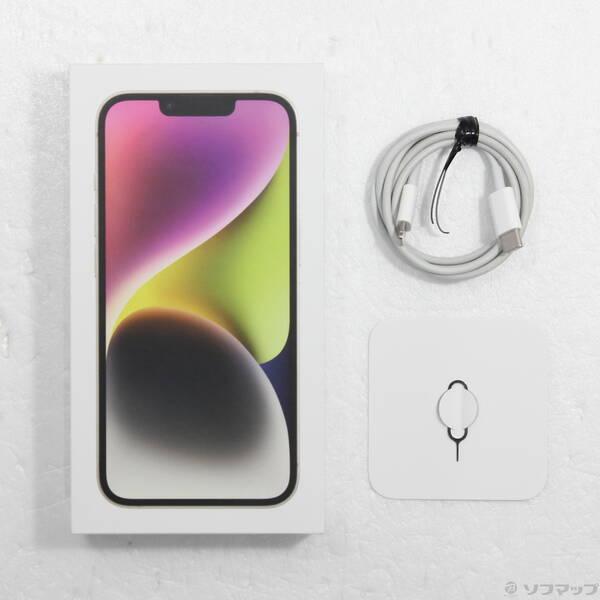 〔中古〕Apple(アップル) iPhone14 128GB スターライト MPUQ3J／A SIMフリー〔258-ud〕 |  | 04