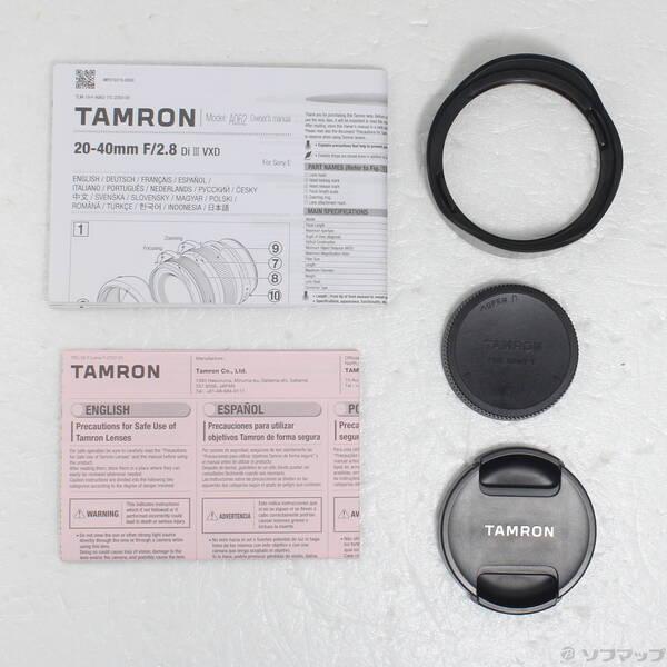 〔中古〕TAMRON(タムロン) 20-40mm F／2.8 Di III VXD ソニーEマウント用 Model A062〔348-ud〕 |  | 04