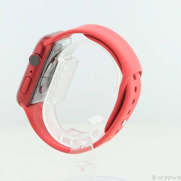 〔中古〕Apple(アップル) Apple Watch Series 7 GPS 45mm (PRODUCT)REDアルミニウムケース (PRODUCT)REDスポーツバンド〔196-ud〕 |  | 01