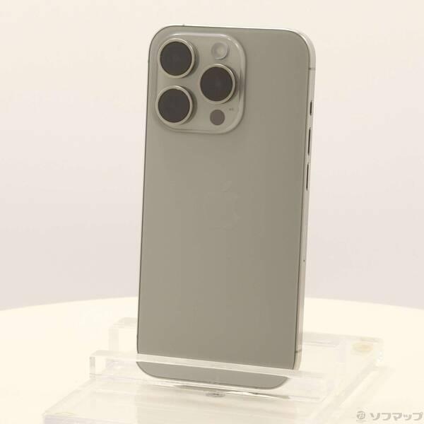 〔中古〕Apple(アップル) iPhone15 Pro 128GB ナチュラルチタニウム MTU93J／A SIMフリー〔262-ud〕 | 