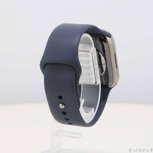 〔中古〕Apple(アップル) Apple Watch Series 9 GPS + Cellular 45mm グラファイトステンレススチールケース ミッドナイトスポーツバンド〔377-ud〕 |  | 02
