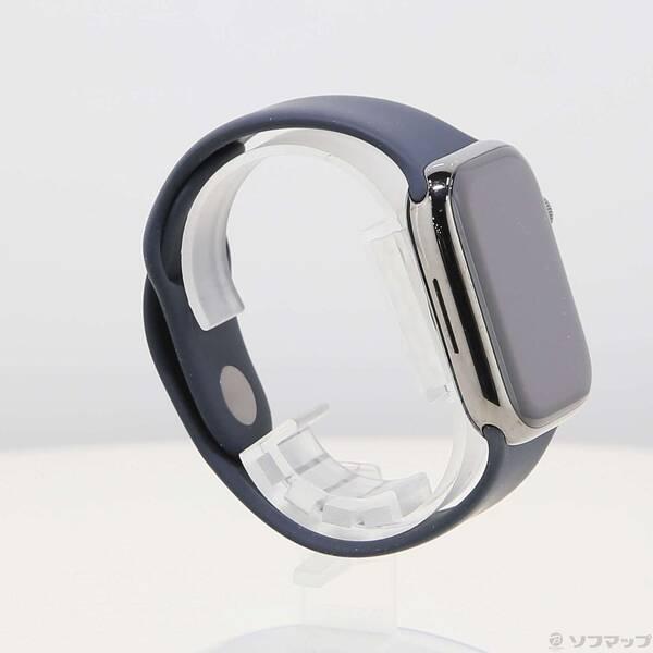 〔中古〕Apple(アップル) Apple Watch Series 9 GPS + Cellular 45mm グラファイトステンレススチールケース ミッドナイトスポーツバンド〔377-ud〕 |  | 03