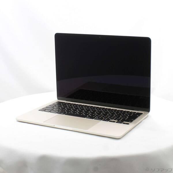 〔中古〕Apple(アップル) MacBook Air 13.6-inch Mid-2022 MLY23J／A Apple M2 8コアCPU_10コアGPU 8GB SSD512GB スターライト 〔26.3 Tahoe〕〔258-ud〕 | 
