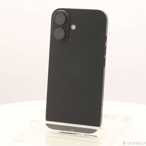 〔中古〕Apple(アップル) iPhone16 128GB ブラック MYDQ3J／A SIMフリー〔276-ud〕 | 