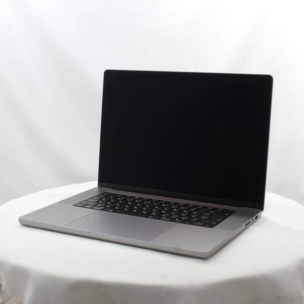 〔中古〕Apple(アップル) MacBook Pro 16.2-inch Late-2021 MK1A3J／A Apple M1 Max 10コアCPU_32コアGPU 64GB SSD4TB スペースグレイ 〔26.3 Tahoe〕〔262-ud〕 | 