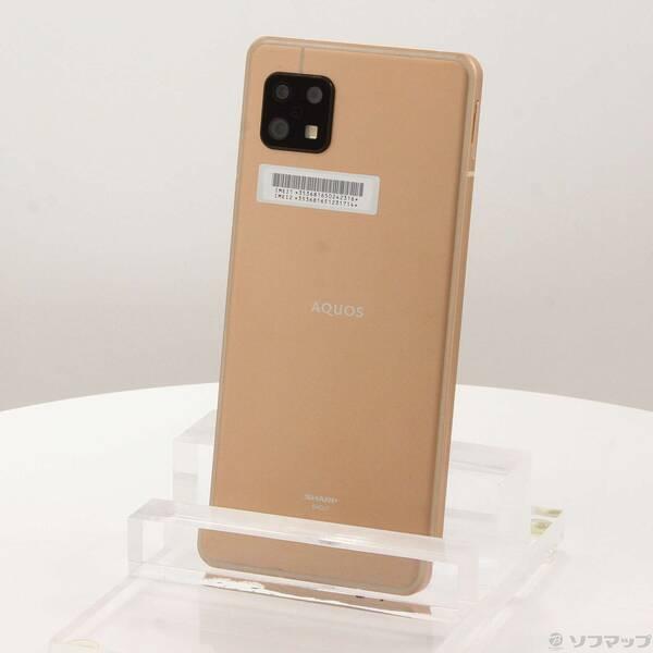 〔中古〕SHARP(シャープ) AQUOS sense6s 64GB ライトカッパー SHG07 au SIMフリー〔251-ud〕 | 