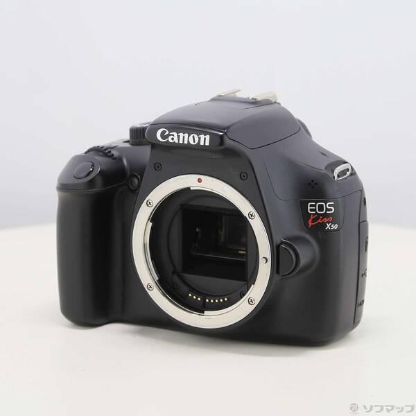 〔中古〕Canon(キヤノン) EOS Kiss X50 ボディ (1220万画素／ブラック／SDXC)〔262-ud〕 | 