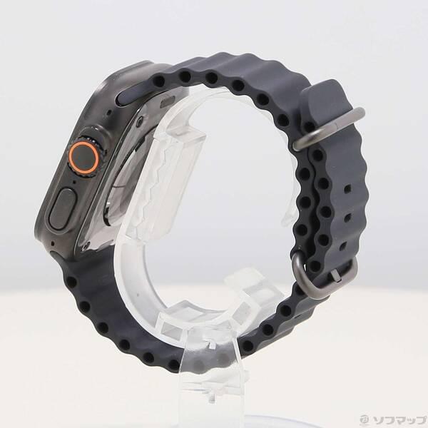〔中古〕Apple(アップル) Apple Watch Ultra 3 GPS + Cellular 49mm ブラックチタニウムケース ブラックオーシャンバンド〔262-ud〕 |  | 01