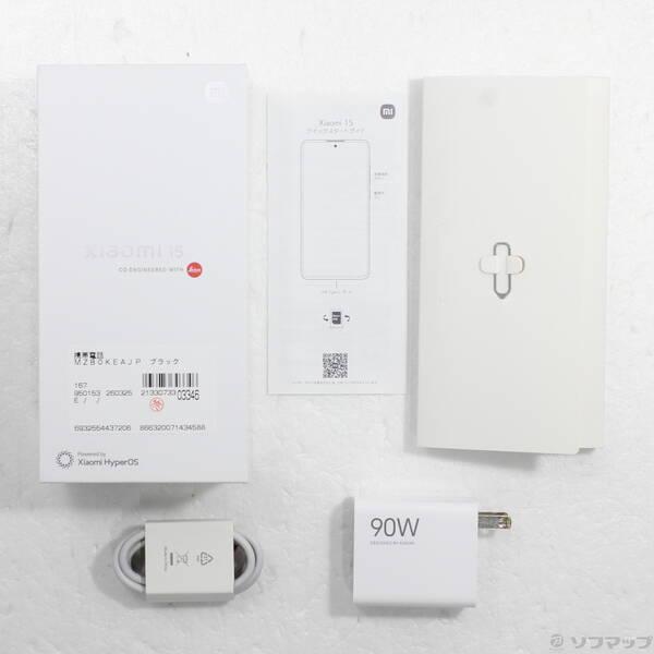 〔中古〕Xiaomi(シャオミ) Xiaomi 15 512GB ブラック MZB0KEAJP SIMフリー〔262-ud〕 |  | 04