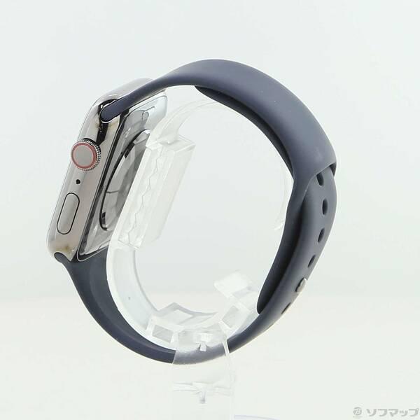 〔中古〕Apple(アップル) Apple Watch Series 9 GPS + Cellular 45mm グラファイトステンレススチールケース ミッドナイトスポーツバンド〔348-ud〕 |  | 01