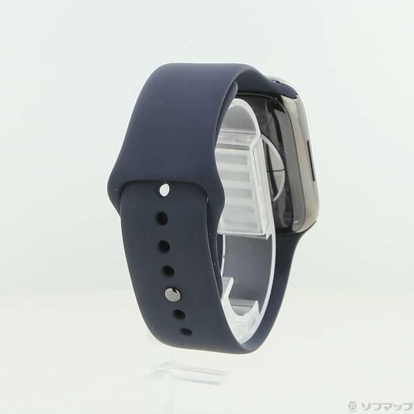 〔中古〕Apple(アップル) Apple Watch Series 9 GPS + Cellular 45mm グラファイトステンレススチールケース ミッドナイトスポーツバンド〔348-ud〕 |  | 02