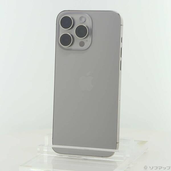 〔中古〕Apple(アップル) iPhone15 Pro Max 256GB ナチュラルチタニウム MU6R3J／A SIMフリー〔262-ud〕 | 