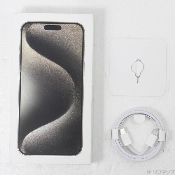 〔中古〕Apple(アップル) iPhone15 Pro Max 256GB ナチュラルチタニウム MU6R3J／A SIMフリー〔262-ud〕 |  | 04
