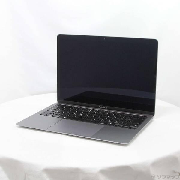 〔中古〕Apple(アップル) MacBook Air 13.3-inch Late-2020 MGN63J／A Apple M1 8コアCPU_7コアGPU 8GB SSD256GB スペースグレイ 〔26.3 Tahoe〕〔262-ud〕 | 