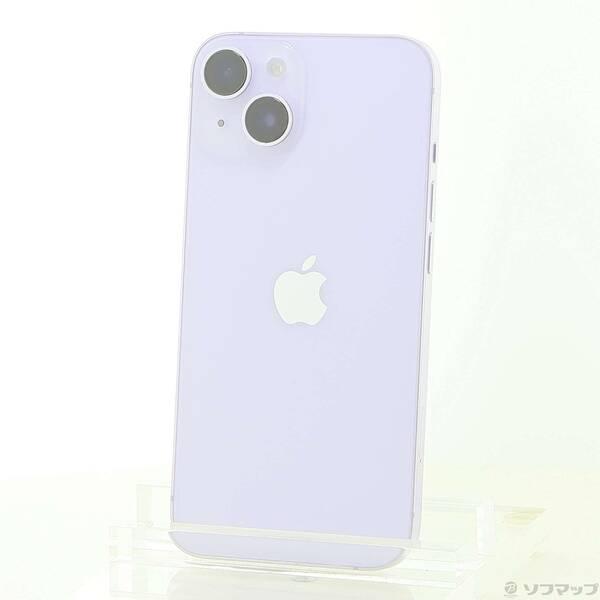〔中古〕Apple(アップル) iPhone14 128GB パープル MPUY3J／A SIMフリー〔258-ud〕 | 