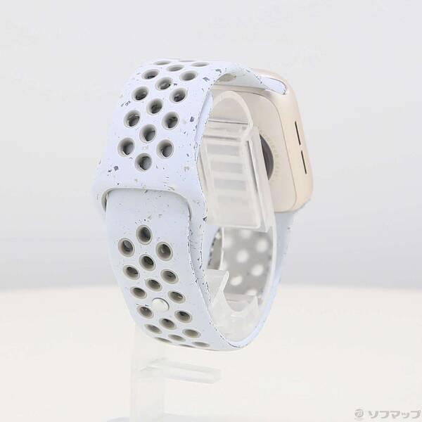 〔中古〕Apple(アップル) Apple Watch SE 第3世代 GPS 40mm スターライトアルミニウムケース ベールドグレーNikeスポーツバンド〔377-ud〕 |  | 02