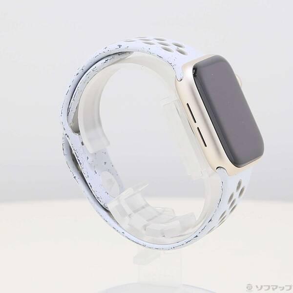 〔中古〕Apple(アップル) Apple Watch SE 第3世代 GPS 40mm スターライトアルミニウムケース ベールドグレーNikeスポーツバンド〔377-ud〕 |  | 03