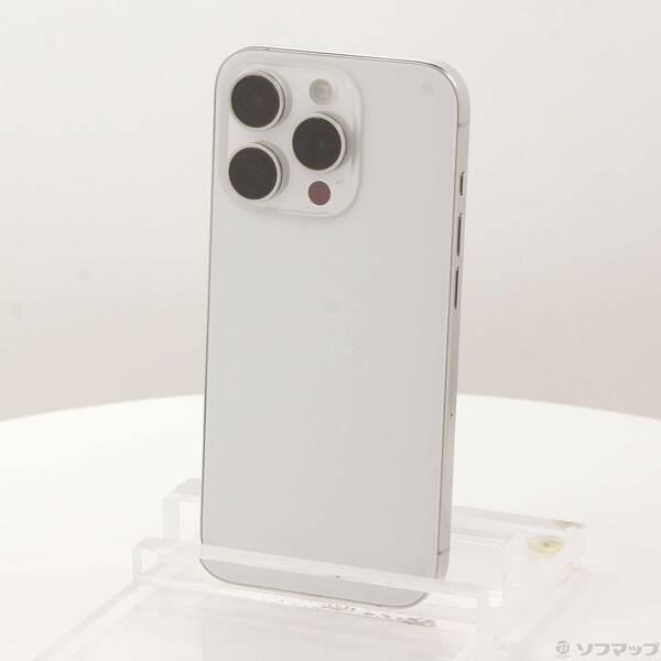 〔中古〕Apple(アップル) iPhone15 Pro 256GB ホワイトチタニウム MTUD3J／A SIMフリー〔352-ud〕 | 