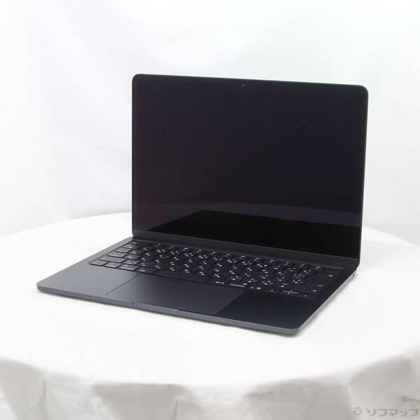 〔中古〕Apple(アップル) MacBook Air 13.6-inch Early-2025 MW123J／A Apple M4 10コアCPU_8コアGPU 16GB SSD256GB ミッドナイト 〔26.3 Tahoe〕〔262-ud〕 | 