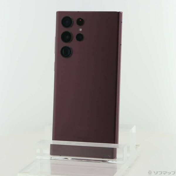 〔中古〕GALAXY(ギャラクシー) Galaxy S22 Ultra 256GB バーガンディ SCG14 au SIMフリー〔276-ud〕 | 