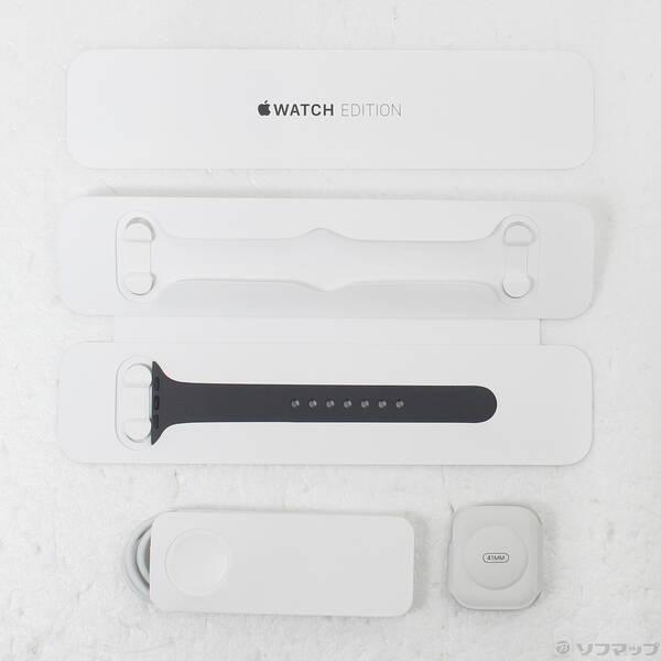 〔中古〕Apple(アップル) Apple Watch Series 7 GPS + Cellular 41mm スペースブラックチタニウムケース グレイスポーツバンド〔349-ud〕 |  | 04