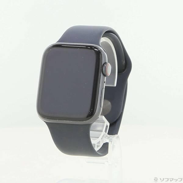 〔中古〕Apple(アップル) Apple Watch SE 第1世代 GPS + Cellular 44mm スペースグレイアルミニウムケース ミッドナイトスポーツバンド〔349-ud〕 | 