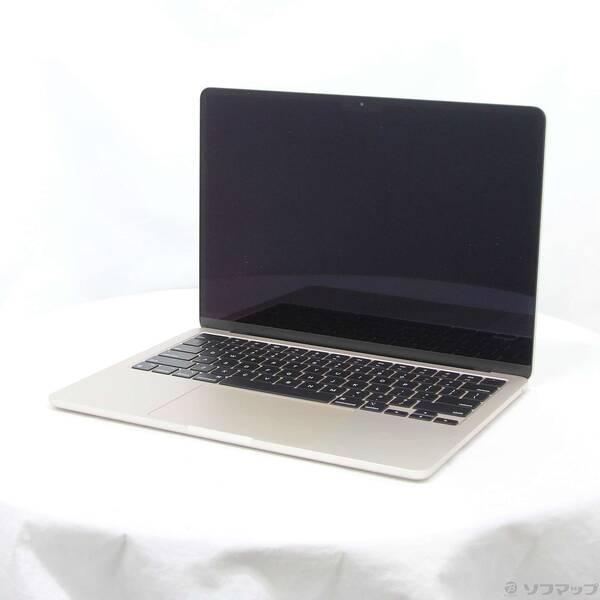〔中古〕Apple(アップル) MacBook Air 13.6-inch Mid-2022 MLY23J／A Apple M2 8コアCPU_10コアGPU 16GB SSD1TB スターライト 〔26.3 Tahoe〕〔344-ud〕 | 