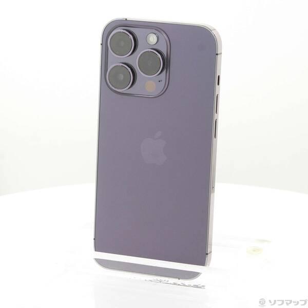 〔中古〕Apple(アップル) iPhone14 Pro 256GB ディープパープル MQ1E3J／A SIMフリー〔377-ud〕 | 
