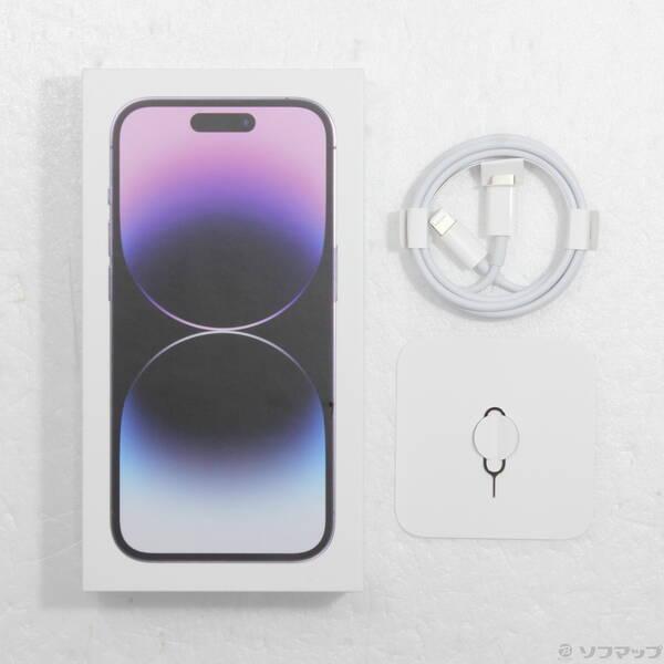 〔中古〕Apple(アップル) iPhone14 Pro 256GB ディープパープル MQ1E3J／A SIMフリー〔377-ud〕 |  | 04