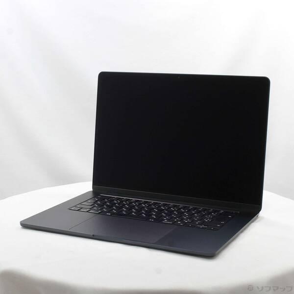 〔中古〕Apple(アップル) MacBook Air 15.3-inch Mid-2023 MQKW3J／A Apple M2 8コアCPU_10コアGPU 8GB SSD256GB ミッドナイト 〔26.3 Tahoe〕〔348-ud〕 | 