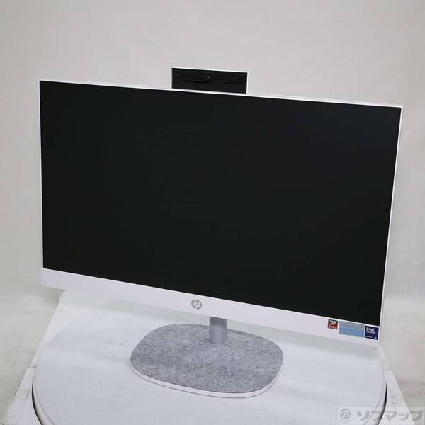 〔中古〕hp(エイチピー) HP All-in-One 24-cr2000jp BD5A6PA-AAAB シェルホワイト〔269-ud〕 | 