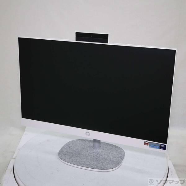 〔中古〕hp(エイチピー) HP All-in-One 24-cr2000jp BD5A6PA-AAAB シェルホワイト〔348-ud〕 | 