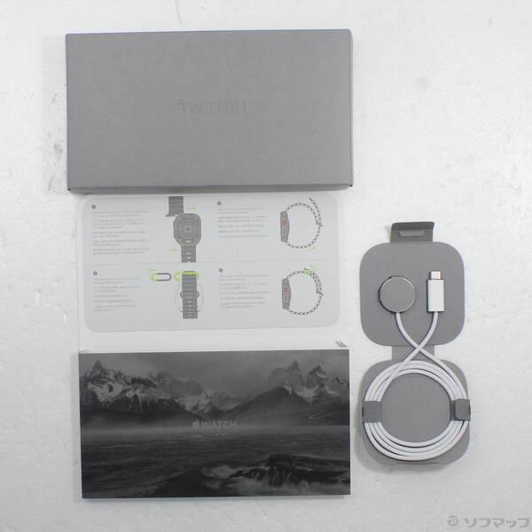 〔中古〕Apple(アップル) Apple Watch Ultra 3 GPS + Cellular 49mm ブラックチタニウムケース ブラックオーシャンバンド〔262-ud〕の画像