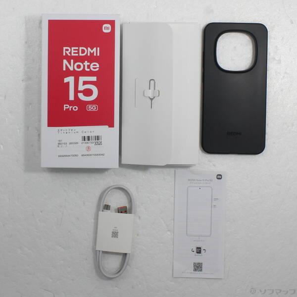 〔中古〕XIAOMI REDMI Note 15 Pro 5G 256GB チタングレー MZB0LZ6JP SIMフリー〔276-ud〕 |  | 04