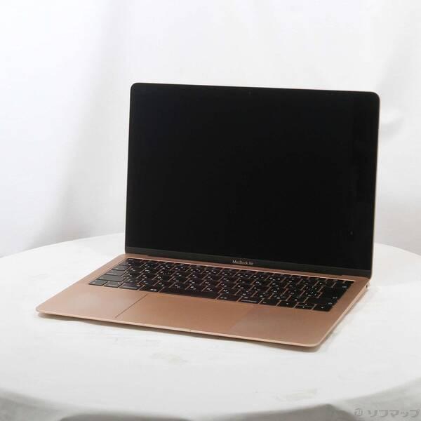 〔中古〕Apple(アップル) MacBook Air 13.3-inch Late-2018 MREF2J／A Core_i5 1.6GHz 8GB SSD256GB ゴールド 〔10.15 Catalina〕〔262-ud〕 | 
