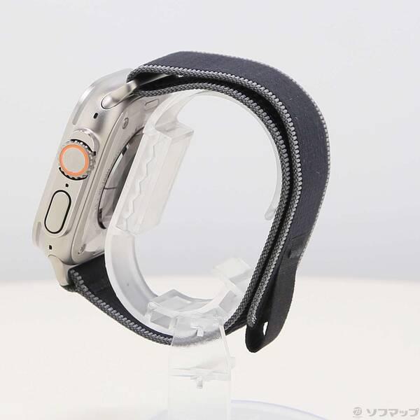 〔中古〕Apple(アップル) Apple Watch Ultra 3 GPS + Cellular 49mm ナチュラルチタニウムケース ブラック／チャコールトレイルループ〔258-ud〕 |  | 01