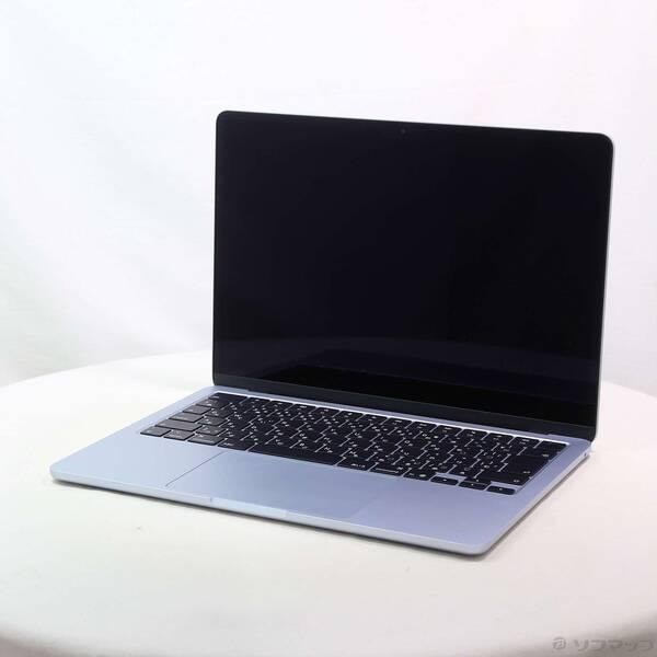 〔中古〕〔展示品〕 MacBook Air 13.6-inch Early-2025 MC6T4J／A Apple M4 10コアCPU_8コアGPU 16GB SSD256GB スカイブルー 〔macOS v26.3.2〕〔258-ud〕 | 