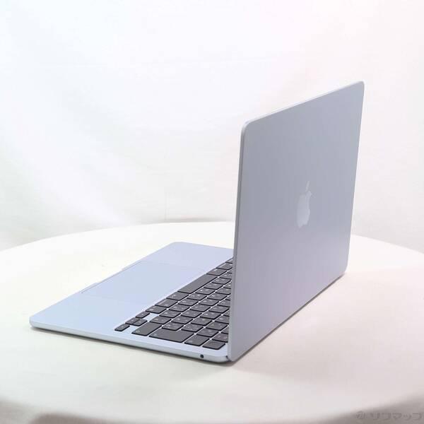〔中古〕〔展示品〕 MacBook Air 13.6-inch Early-2025 MC6T4J／A Apple M4 10コアCPU_8コアGPU 16GB SSD256GB スカイブルー 〔macOS v26.3.2〕〔258-ud〕 |  | 01