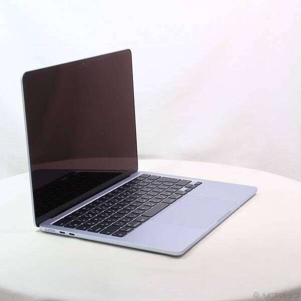 〔中古〕〔展示品〕 MacBook Air 13.6-inch Early-2025 MC6T4J／A Apple M4 10コアCPU_8コアGPU 16GB SSD256GB スカイブルー 〔macOS v26.3.2〕〔258-ud〕 |  | 03