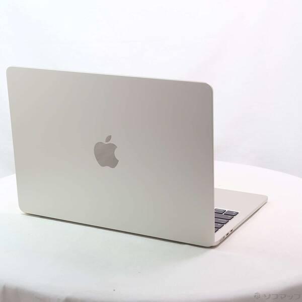 〔中古〕〔展示品〕 MacBook Air 13.6-inch Late-2024 MC7W4J／A Apple M2 8コアCPU_8コアGPU 16GB SSD256GB スターライト 〔macOS v26.3.2〕〔198-ud〕 |  | 02